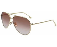 Akiniai VICTORIA BECKHAM VB203S-712. Akiniai przeciwsłoneczne, Kolor auksinė. Kobieta.