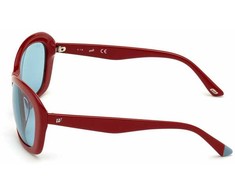 Akiniai WEB EYEWEAR WE0289-5666V. Akiniai przeciwsłoneczne, Kolor raudona. Kobieta.