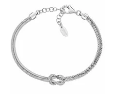 Amen Elegant sidabrinis bracelet Love Knot BRNOAMBB1