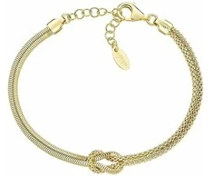 Amen Elegantiška auksiniu dengta „Love Knot“ apyrankė BRNOAMGG1