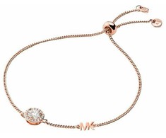 Michael Kors švelni bronzinė apyrankė su cirkoniais MKC1206AN791