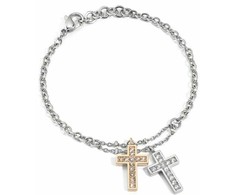 Biżuteria MORELLATO SADR05. WRIST, Kolor Cruz Plata y Bronze. Kobieta.