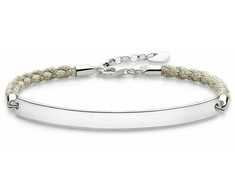 Biżuteria THOMAS SABO A002917319L18. Bransoletka, Kolor balta sidabrinė. Kobieta.