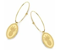 Moteriški auskarai CO88 Collection 8CE-70049 Auksinis