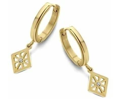 Moteriški auskarai CO88 Collection 8CE-70119 Auksinis