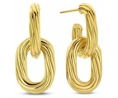 Moteriški auskarai CO88 Collection 8CE-70554 Auksinis