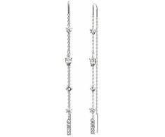 Guess Ilgi auskarai su kristalais Wonderlights JUBE04412JWRHT/U