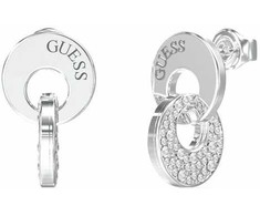Biżuteria GUESS JUBE05221JWRH. Kolczyki, Kolor pilka. Kobieta.
