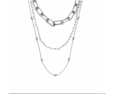 Moteriški karoliai CO88 Collection 8CN-26265 Sidabras