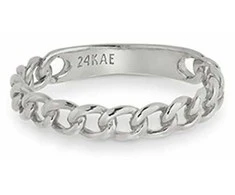 Moteriški žiedas 24KAE 12421S/54 14 Sidabras