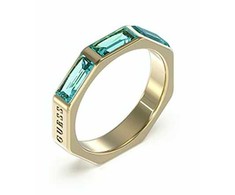 Biżuteria GUESS JUBR03174JW. Pierścionek, Kolor auksinė. Kobieta.
