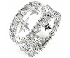 Biżuteria GUESS JUBR03320JWR. Pierścionek, Kolor pilka. Kobieta.