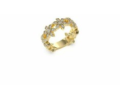 Biżuteria GUESS JUBR04148JWYG. Pierścionek, Kolor auksinė. Kobieta.
