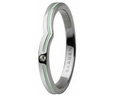 Biżuteria SKAGEN JRSA018SS6. Pierścionek, Kolor žalia. Kobieta.