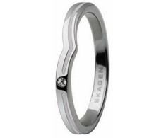 Biżuteria SKAGEN JRSV018SS27. Pierścionek, Kolor sidabrinė. Kobieta.