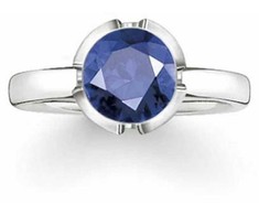 Biżuteria THOMAS SABO 034-048-32-52. Pierścionek, Kolor mėlyna sidabrinė. Kobieta.