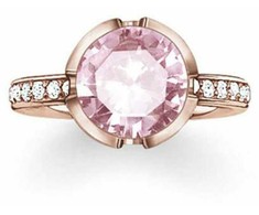 Biżuteria THOMAS SABO 2037-633-9-48. Pierścionek, Kolor rožinė auksinė. Kobieta.
