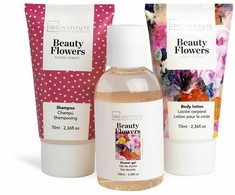 Idc Institute Beauty Flowers Travel Bag Estuche 4 Piezas
