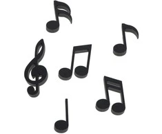 Muzikos magnetai NOTES