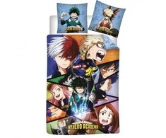 Bones My Hero Academy microfibre duvet cover bed 90cm