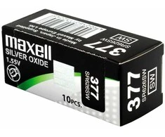 Baterija Maxell 377 (SR626SW, 1.55 V, 40 mAh), 1 vnt.
