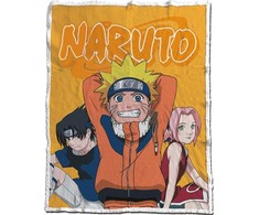Naruto draugų šerpų antklodė 120x150cm