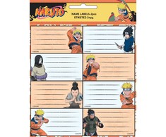 „Naruto Fire“ užrašų knygelės etikečių rinkinys, 16 vnt.
