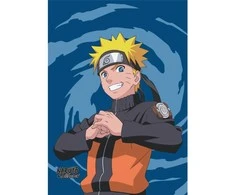 Naruto kovos mėlyna poliarinė antklodė 100x140cm