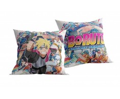 Naruto miesto peizažo Boruto dekoratyvinė pagalvėlė 40x40 cm