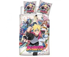 „Naruto Ninja Squad Boruto“ patalynės užvalkalas 140–200 cm, 63–63 cm mikropluošto