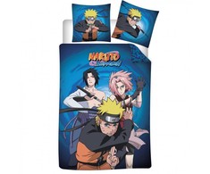 „Naruto Ninja Trio“ patalynės komplektas 140–200 cm, 63–63 cm mikropluošto