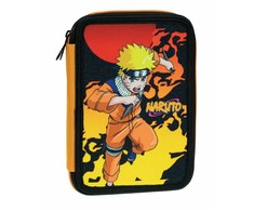 Naruto ugnimi užpildytas pieštukų dėklas, 2 sluoksnių