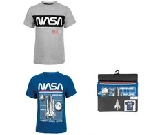 Nasa KSC vaikiški trumpi marškinėliai, viršutiniai 92-128 cm