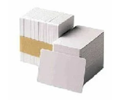 Zebra baltos PVC kortelės 500 vnt