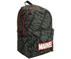 Nerf juodas Marvel mokyklinis krepšys, 43 cm