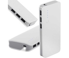 Išorinis akumuliatorius 10000mAh su 3 USB jungtimis