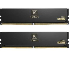 Team Group DDR5 - 32GB - 6400 - CL - 32 (2x 16 GB) dvigubas rinkinys, RAM (spalva: JUODA, CTCED532G6400HC32ADC01, T-CREATE EXPERT)