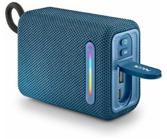 NGS Roller Furia 1 Mėlyna nešiojamoji Bluetooth kolonėlė, 15 W, IPX6, RGB