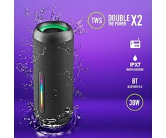 Garsiakalbis NGS Nešiojama kolonėlė Bluetooth Przenośny Roller Furia 2 Juodas Juodas 15 W