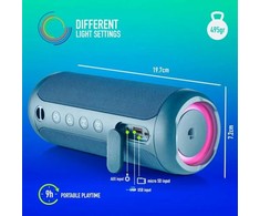 Garsiakalbis NGS Nešiojama kolonėlė Bluetooth Przenośny Roller Furia 2 Mėlyna 15 W