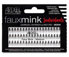 Ardell Faux Mink Pestañas Individuales Negras Medium 1 U