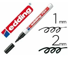 Edding 751 Paint Marker Juodas Juodas (4-751001) (4751001)