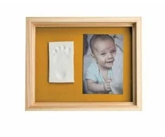 Baby Art „Pure Frame“ medinis rinkinys kūdikio pėdsakui ar delno atspaudui sukurti 3601092030