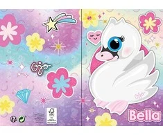 „Ojo Swan“ 3D iššokanti sveikinimo atvirutė + vokas