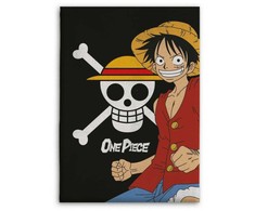 „One Piece Grand Line“ flanelinė antklodė 110x150cm