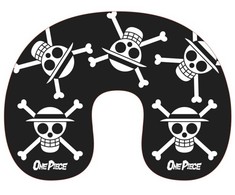 „One Piece Juodas Skull“ kelioninė pagalvė, kaklo pagalvė