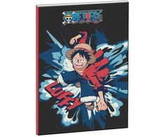 „One Piece Luffy“ užrašų knygelė su B/5 linijomis, 40 puslapių