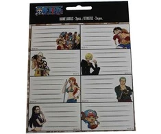 „One Piece Luffy“ užrašų knygelės etikečių rinkinys, 16 vnt.