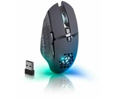 Žaidimų Pelė - Pelė Defender GM-514 RGB 3200 DPI Juoda