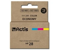 Rašalo Kasetė - Actis KH-28R Pakeitimas HP 28 C8728A Standartinis Išeigos Spalva